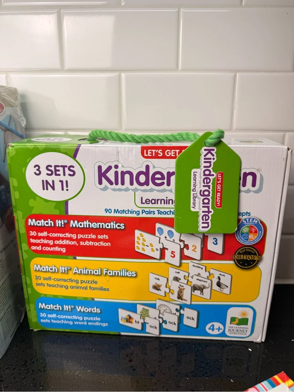 Kids’ Educational Puzzles & Learning Games – Set of 5 – All Pieces Included